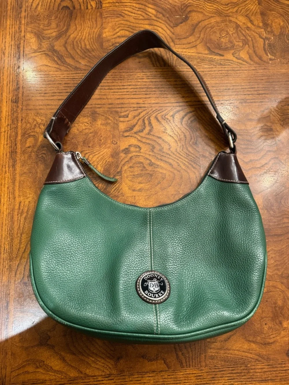 Dooney & Bourke pebbled green